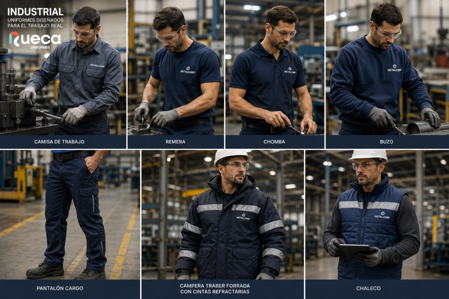 Lámina de uniformes para industrial